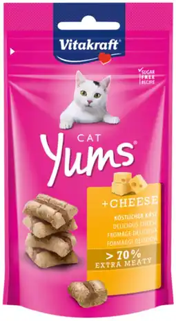Pets Place Vitakraft Cat Yums Kaas - Verwensnacks - 40 g Kaas aanbieding