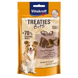 Pets Place Vitakraft Treaties Bits - Verwensnacks - 120 g Leverworst aanbieding