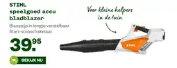 Welkoop STIHL speelgoed accu bladblazer aanbieding