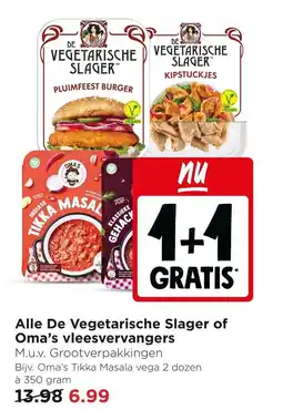 Jumbo Alle De Vegetarische Slager of Oma's vleesvervangers aanbieding
