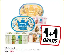 Jumbo Alle Hertog ijs aanbieding