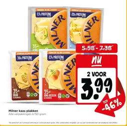 Jumbo Milner kaas plakken aanbieding