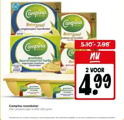 Jumbo Campina roomboter aanbieding