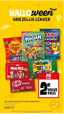 Jumbo Alle A-merk chocolade of snoep uitdeelzakken aanbieding