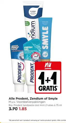Jumbo Alle Prodent, Zendium of Smyle aanbieding