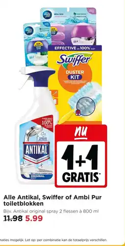 Jumbo Alle Antikal, Swiffer of Ambi Pur toiletblokken aanbieding