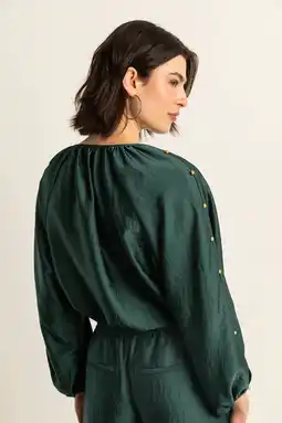 Wehkamp Expresso blousetop donkergroen aanbieding
