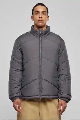 Wehkamp Urban Classics gewatteerde jas grijs aanbieding