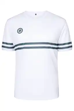 Wehkamp The Indian Maharadja sportshirt - wit/donkergroen aanbieding