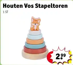Kruidvat Houten Vos Stapeltoren aanbieding