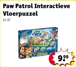 Kruidvat Paw Patrol Interactieve Vloerpuzzel aanbieding
