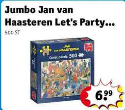 Kruidvat Jumbo Jan van Haasteren Let's Party Puzzel aanbieding