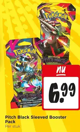 Jumbo Pitch black sleeved booster pack aanbieding