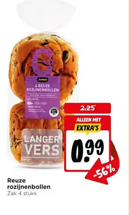 Jumbo Reuze rozijnenbollen aanbieding