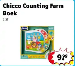 Kruidvat Chicco Counting Farm Boek aanbieding