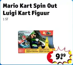 Kruidvat Mario Kart Spin Out Luigi Kart Figuur aanbieding