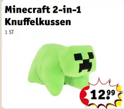 Kruidvat Minecraft 2-in-1 Knuffelkussen aanbieding