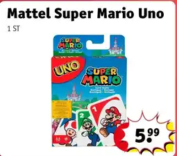 Kruidvat Mattel Super Mario Uno aanbieding