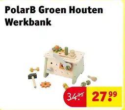Kruidvat PolarB Groen Houten Werkbank aanbieding