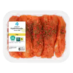Albert Heijn AH Scharrel kipfilethaasjes sweet chili aanbieding
