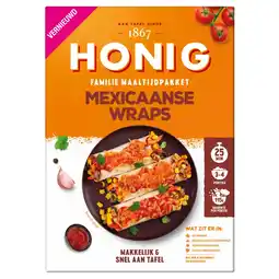 Albert Heijn Honig Familie maaltijdpakket Mexicaanse wraps aanbieding
