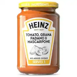 Albert Heijn Heinz Pastasaus mascarpone grana padano aanbieding