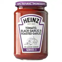 Albert Heijn Heinz Pastasaus roasted black garlic aanbieding
