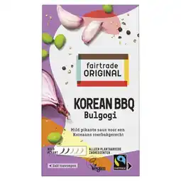 Albert Heijn Fairtrade Original Korean BBQ bulgogi aanbieding