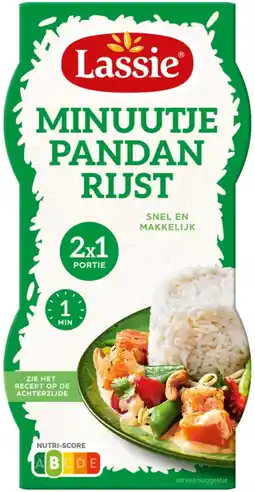 Albert Heijn Lassie Minuutje pandanrijst aanbieding