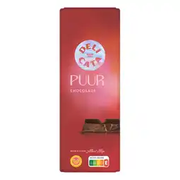 Albert Heijn Delicata Reep pure chocolade aanbieding