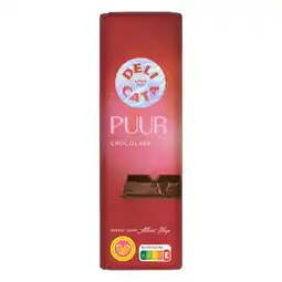 Albert Heijn Delicata Reep pure chocolade aanbieding
