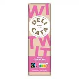 Albert Heijn Delicata Reep witte chocolade aanbieding