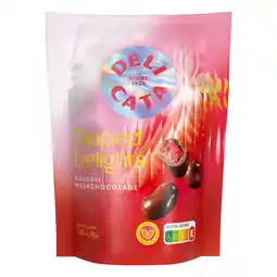 Albert Heijn Delicata Dipped delights aardbei melkchocolade aanbieding