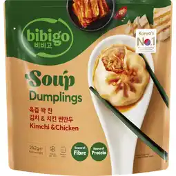 Albert Heijn Bibigo Soup dumpling kimchi & chicken aanbieding