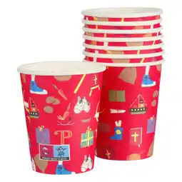 Albert Heijn Hoomark Sint bekers rood aanbieding