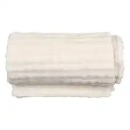 Albert Heijn Mistral Home Plaid bubble wit aanbieding