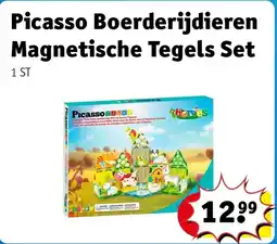 Kruidvat Picasso Boerderijdieren Magnetische Tegels Set aanbieding
