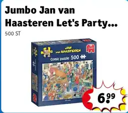Kruidvat Jumbo Jan van Haasteren Let's Party Puzzel aanbieding