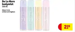 Kruidvat De La Mare bodymist aanbieding