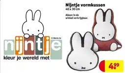 Kruidvat Nijntje vormkussen aanbieding
