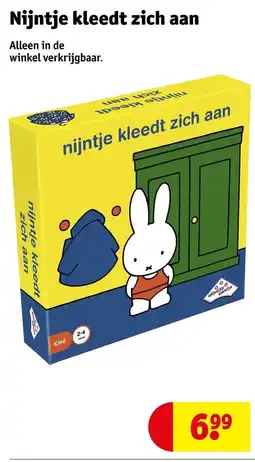 Kruidvat Nijntje kleedt zich aan aanbieding