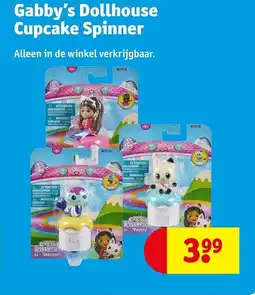 Kruidvat Gabby's Dollhouse Cupcake Spinner aanbieding