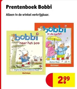Kruidvat Prentenboek Bobbi aanbieding