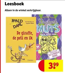 Kruidvat Leesboek aanbieding