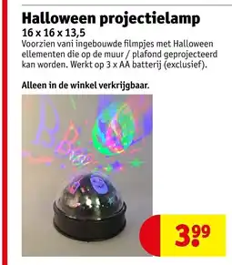 Kruidvat Halloween projectielamp aanbieding