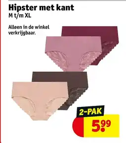 Kruidvat Hipster met kant aanbieding