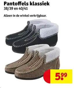 Kruidvat Pantoffels klassiek aanbieding