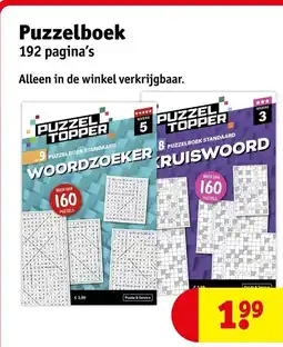 Kruidvat Puzzelboek aanbieding