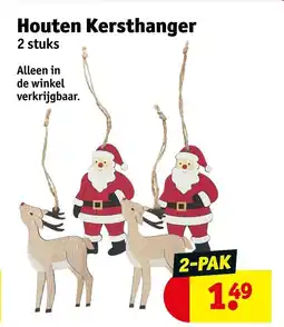 Kruidvat Houten Kersthanger aanbieding