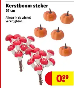 Kruidvat Kerstboom steker aanbieding